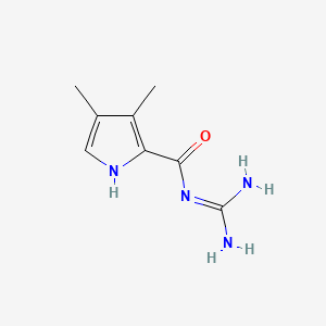 N-Carbamimidoyl-3,4-dimethyl-1H-pyrrole-2-carboxamide