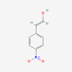 molecular formula C8H7NO3 B573286 (E)-2-(4-Nitrophenyl)ethenol CAS No. 169619-48-1
