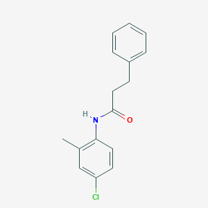 molecular formula C16H16ClNO B5732861 N-(4-chloro-2-methylphenyl)-3-phenylpropanamide CAS No. 6148-23-8