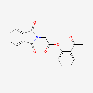 2-acetylphenyl (1,3-dioxo-1,3-dihydro-2H-isoindol-2-yl)acetate