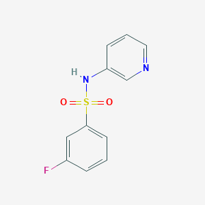 molecular formula C11H9FN2O2S B5732917 3-fluoro-N-3-pyridinylbenzenesulfonamide 