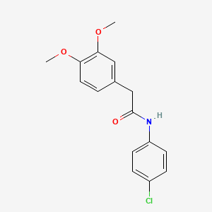 N-(4-chlorophenyl)-2-(3,4-dimethoxyphenyl)acetamide