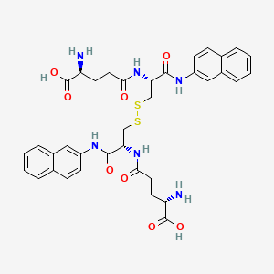 molecular formula C36H40N6O8S2 B573307 (H-gamma-Glu-cys-betana)2 CAS No. 165174-63-0