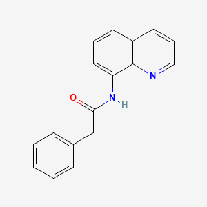molecular formula C17H14N2O B5733087 2-phenyl-N-8-quinolinylacetamide 