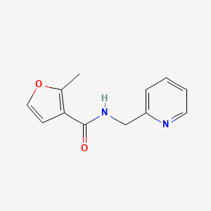 molecular formula C12H12N2O2 B5733102 2-methyl-N-(2-pyridinylmethyl)-3-furamide 