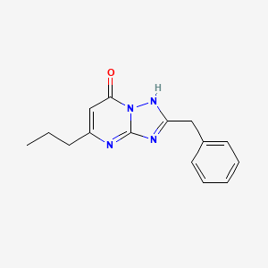 molecular formula C15H16N4O B5733107 2-benzyl-5-propyl[1,2,4]triazolo[1,5-a]pyrimidin-7(4H)-one 