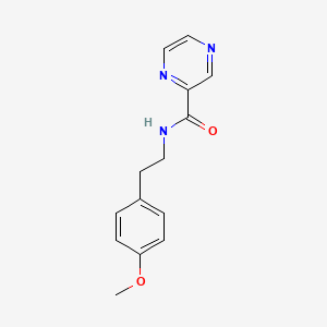 N-[2-(4-methoxyphenyl)ethyl]pyrazine-2-carboxamide