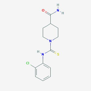 1-{[(2-chlorophenyl)amino]carbonothioyl}-4-piperidinecarboxamide