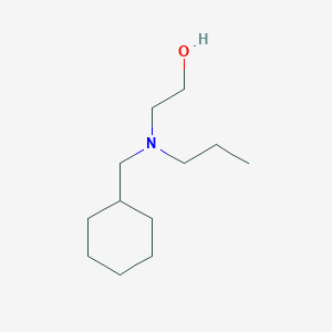 molecular formula C12H25NO B5733351 2-[(cyclohexylmethyl)(propyl)amino]ethanol 