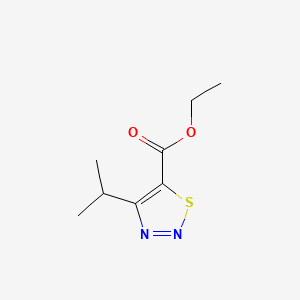 Ethyl 4-(propan-2-yl)-1,2,3-thiadiazole-5-carboxylate