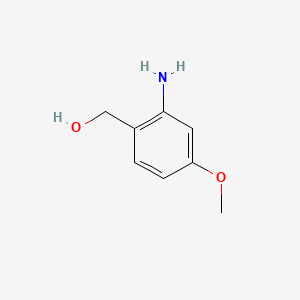 molecular formula C8H11NO2 B573342 (2-Amino-4-methoxyphenyl)methanol CAS No. 187731-65-3