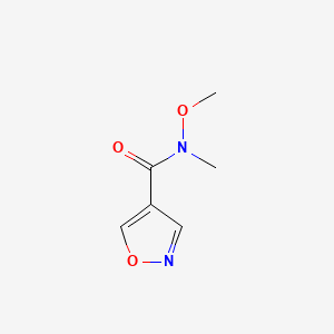 N-methoxy-N-methylisoxazole-4-carboxamide