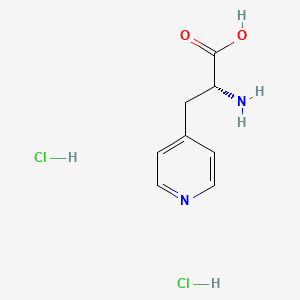 molecular formula C8H12Cl2N2O2 B573353 H-D-4-Pal-OH.2HCl CAS No. 174096-41-4