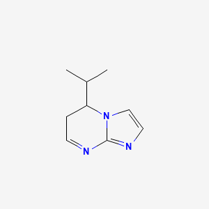 molecular formula C9H13N3 B573357 5-Isopropyl-5,6-dihydroimidazo[1,2-a]pyrimidine CAS No. 170886-43-8