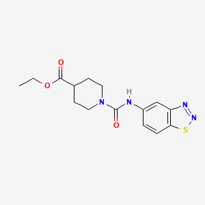 ethyl 1-[(1,2,3-benzothiadiazol-5-ylamino)carbonyl]-4-piperidinecarboxylate