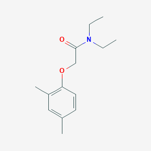 molecular formula C14H21NO2 B5733602 2-(2,4-dimethylphenoxy)-N,N-diethylacetamide 