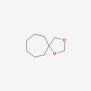 molecular formula C9H16O2 B573364 1,3-Dioxaspiro[4.6]undecane CAS No. 179729-98-7