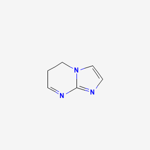 molecular formula C6H7N3 B573375 5,6-Dihydroimidazo[1,2-a]pyrimidine CAS No. 170886-30-3