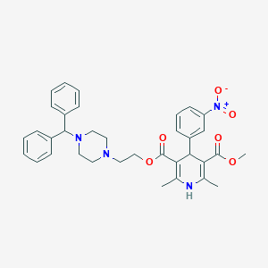 molecular formula C35H38N4O6 B057338 马尼地平 CAS No. 120092-68-4