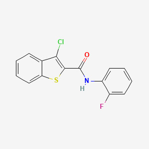 3-chloro-N-(2-fluorophenyl)-1-benzothiophene-2-carboxamide