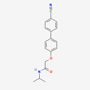 molecular formula C18H18N2O2 B5733912 2-[(4'-cyano-4-biphenylyl)oxy]-N-isopropylacetamide 