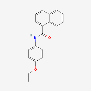 molecular formula C19H17NO2 B5733927 N-(4-ethoxyphenyl)-1-naphthamide 