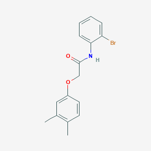 molecular formula C16H16BrNO2 B5733967 N-(2-bromophenyl)-2-(3,4-dimethylphenoxy)acetamide 