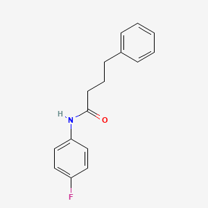 N-(4-fluorophenyl)-4-phenylbutanamide