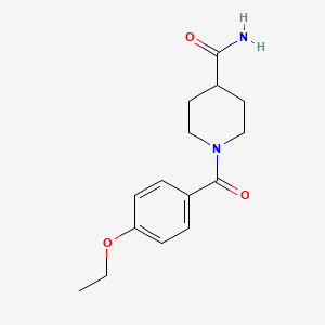 1-(4-ethoxybenzoyl)-4-piperidinecarboxamide