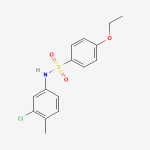 N-(3-chloro-4-methylphenyl)-4-ethoxybenzenesulfonamide