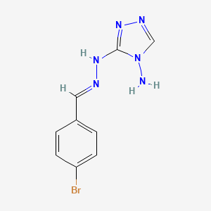 4-bromobenzaldehyde (4-amino-4H-1,2,4-triazol-3-yl)hydrazone