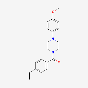 1-(4-ethylbenzoyl)-4-(4-methoxyphenyl)piperazine