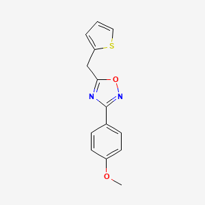 3-(4-methoxyphenyl)-5-(2-thienylmethyl)-1,2,4-oxadiazole