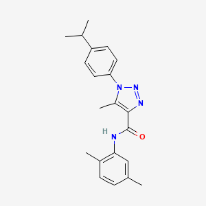 N-(2,5-dimethylphenyl)-1-(4-isopropylphenyl)-5-methyl-1H-1,2,3-triazole-4-carboxamide