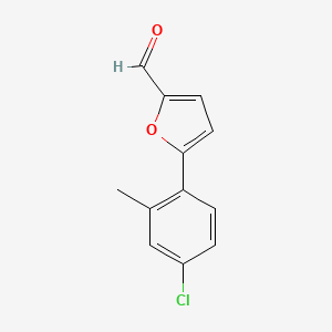 5-(4-chloro-2-methylphenyl)-2-furaldehyde