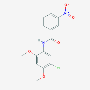 N-(5-chloro-2,4-dimethoxyphenyl)-3-nitrobenzamide