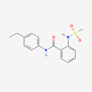 N-(4-ethylphenyl)-2-[(methylsulfonyl)amino]benzamide