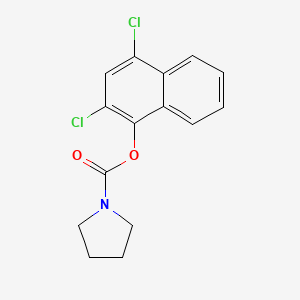 2,4-dichloro-1-naphthyl 1-pyrrolidinecarboxylate