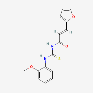 3-(2-furyl)-N-{[(2-methoxyphenyl)amino]carbonothioyl}acrylamide