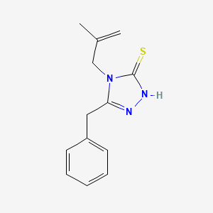 5-benzyl-4-(2-methyl-2-propen-1-yl)-4H-1,2,4-triazole-3-thiol