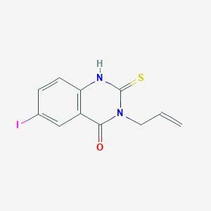 3-allyl-6-iodo-2-mercapto-4(3H)-quinazolinone