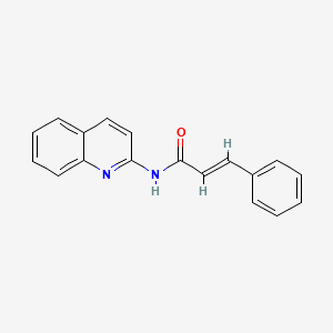 3-phenyl-N-2-quinolinylacrylamide