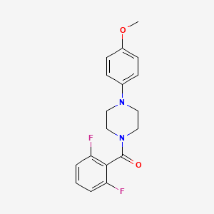 1-(2,6-difluorobenzoyl)-4-(4-methoxyphenyl)piperazine