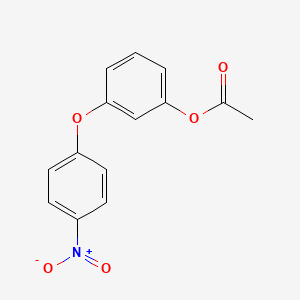 [3-(4-Nitrophenoxy)phenyl] acetate