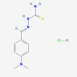 [(E)-[4-(dimethylamino)phenyl]methylideneamino]thiourea;hydrochloride