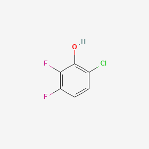 molecular formula C6H3ClF2O B573459 6-Chloro-2,3-difluorophenol CAS No. 186590-18-1
