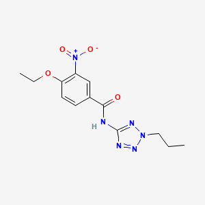 4-ethoxy-3-nitro-N-(2-propyltetrazol-5-yl)benzamide