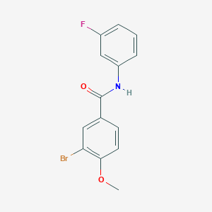 3-bromo-N-(3-fluorophenyl)-4-methoxybenzamide