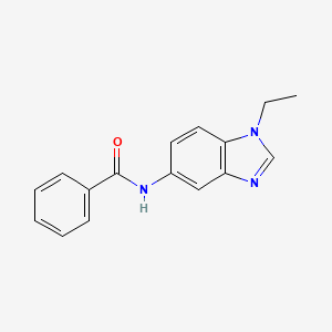 N-(1-ethyl-1H-benzimidazol-5-yl)benzamide