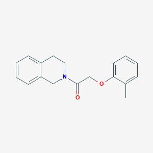 2-[(2-methylphenoxy)acetyl]-1,2,3,4-tetrahydroisoquinoline